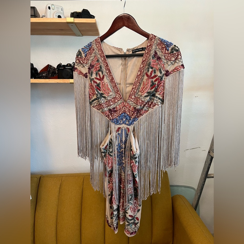 FUNKY FUN BOHO MINI DRESS